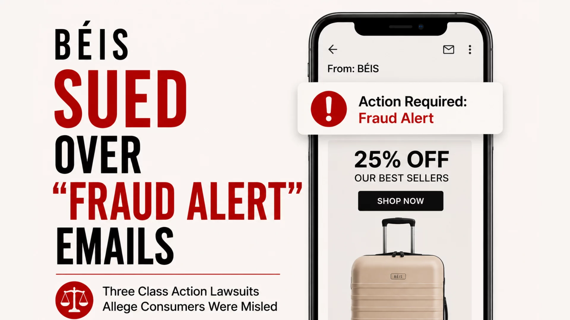The Cost of a Click: Why Béis Luggage is Facing a Legal Reckoning Over "Security" Emails