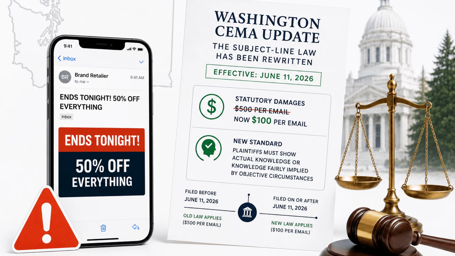 The Evolving Landscape of Digital Marketing Liability: Washington’s CEMA Reform and the New Era of Email Litigation
