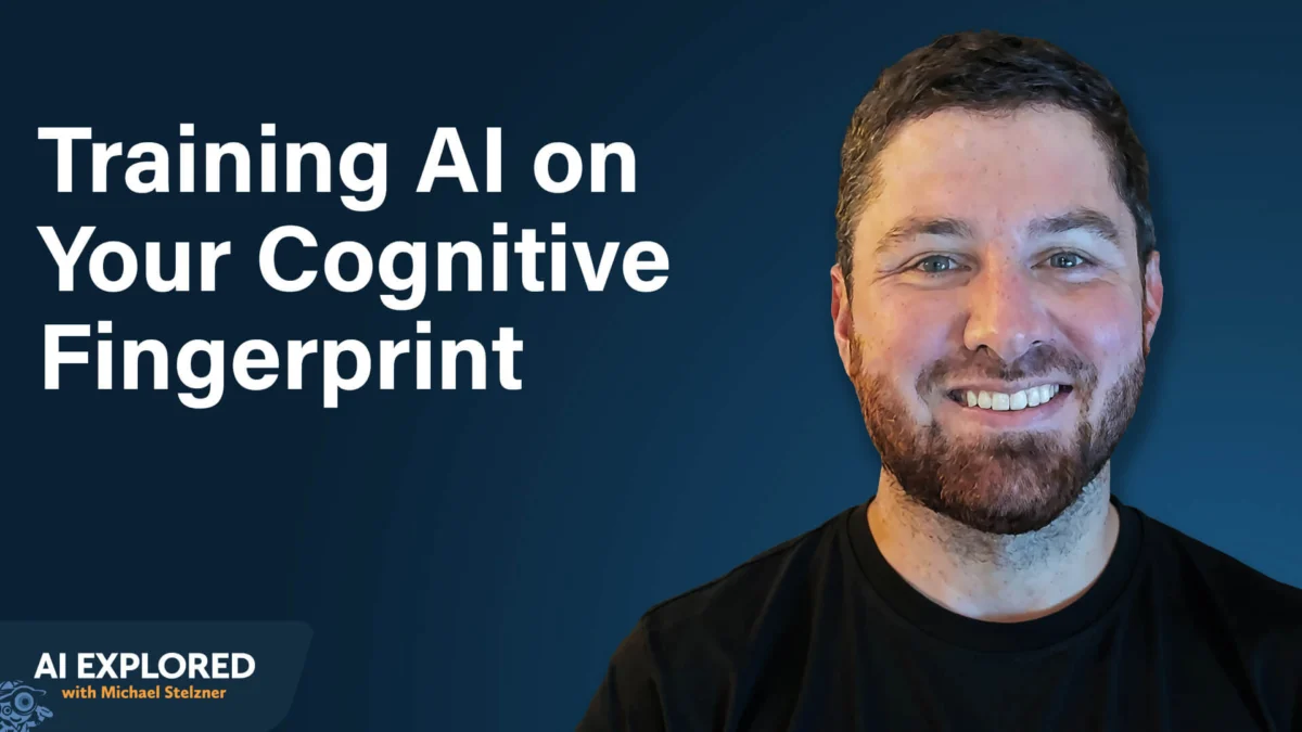 Beyond the Prompt: How to Build Your "Cognitive Fingerprint" to Scale Expertise with AI