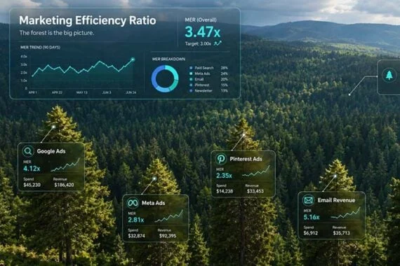 Beyond the Trees: Why Marketing Efficiency Ratio (MER) is the North Star for Modern Ecommerce