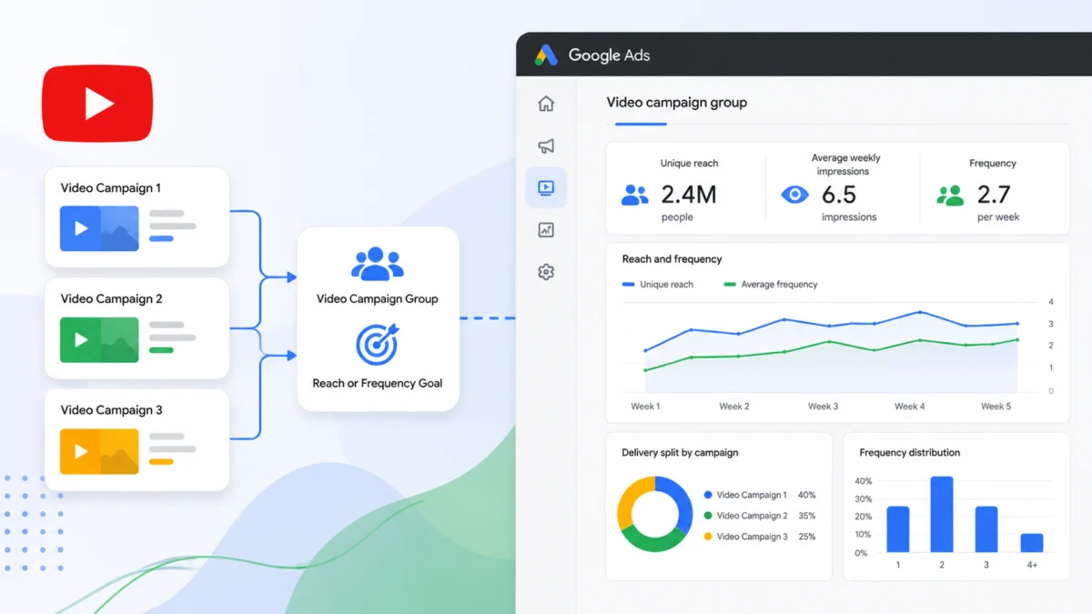Google Ads Rolls Out Video Campaign Groups Globally: A Paradigm Shift in YouTube Reach and Frequency Optimization