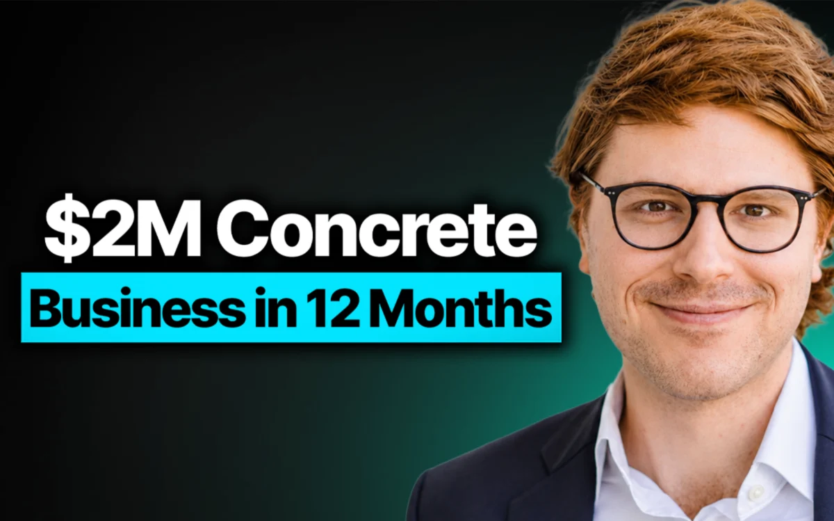From Fintech to Foundation: How One Entrepreneur Scaled a Concrete Business to $2 Million in 12 Months