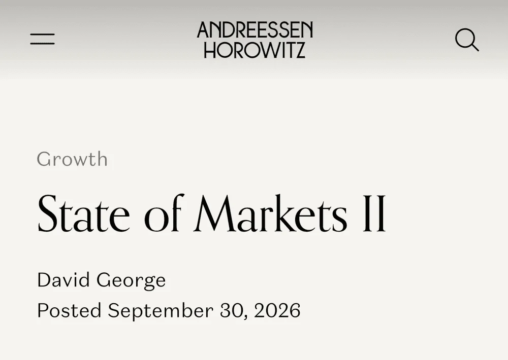 Decoding the "SaaSpocalypse": What a16z’s 90-Slide Market Deck Reveals for B2B and AI Founders